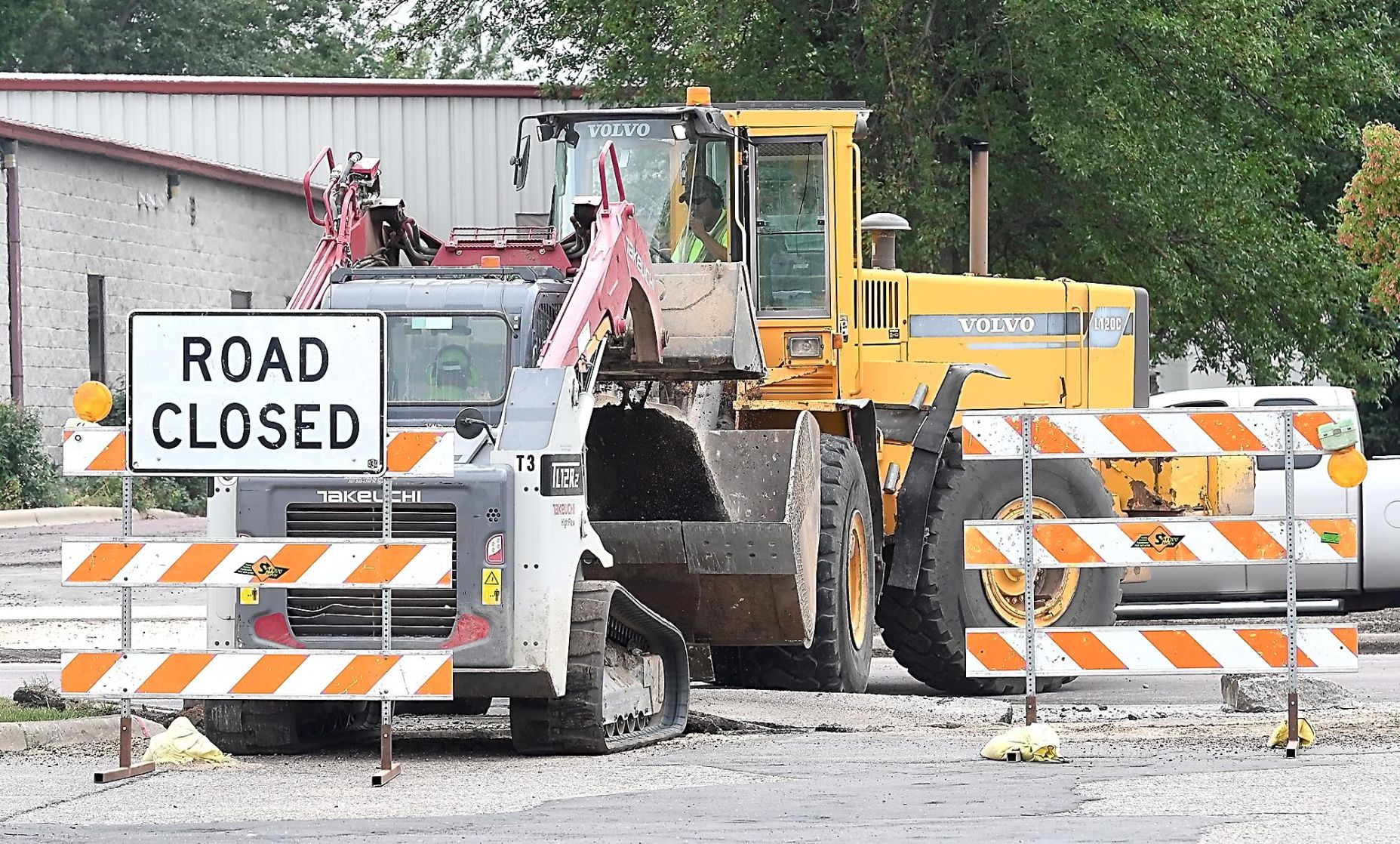 Commerce Drive construction
